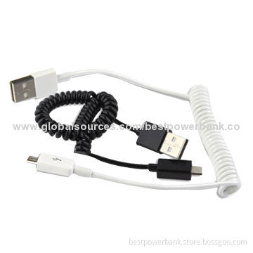 Fast Charging Micro USB Spring Data Sync Cable for Mobile Phone